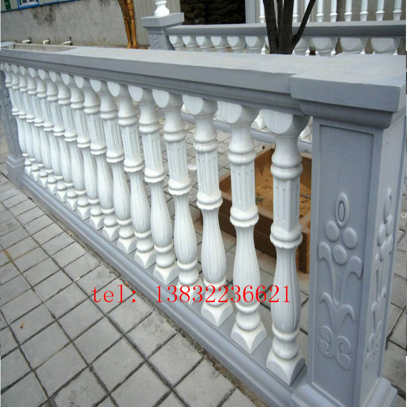精雕汉白玉石雕阳台柱,楼梯扶手阳台围栏制作供应商